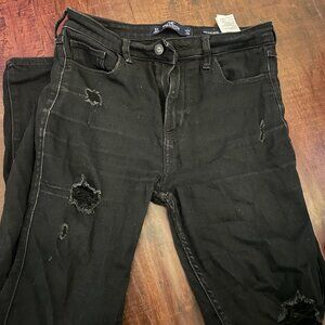 Hollister Ripped Black Jeans